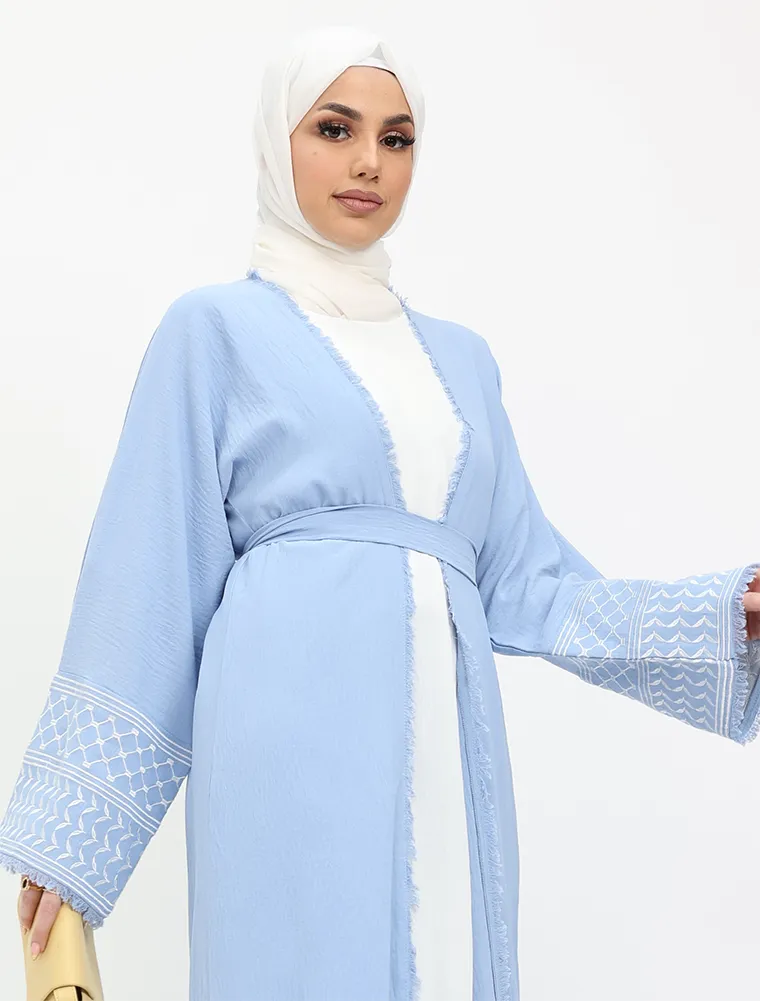 Blue Keffiyeh 2 Piece